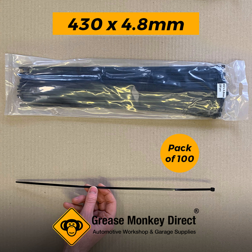 Cable Ties 430mm x 4.8mm | 100 Pack -