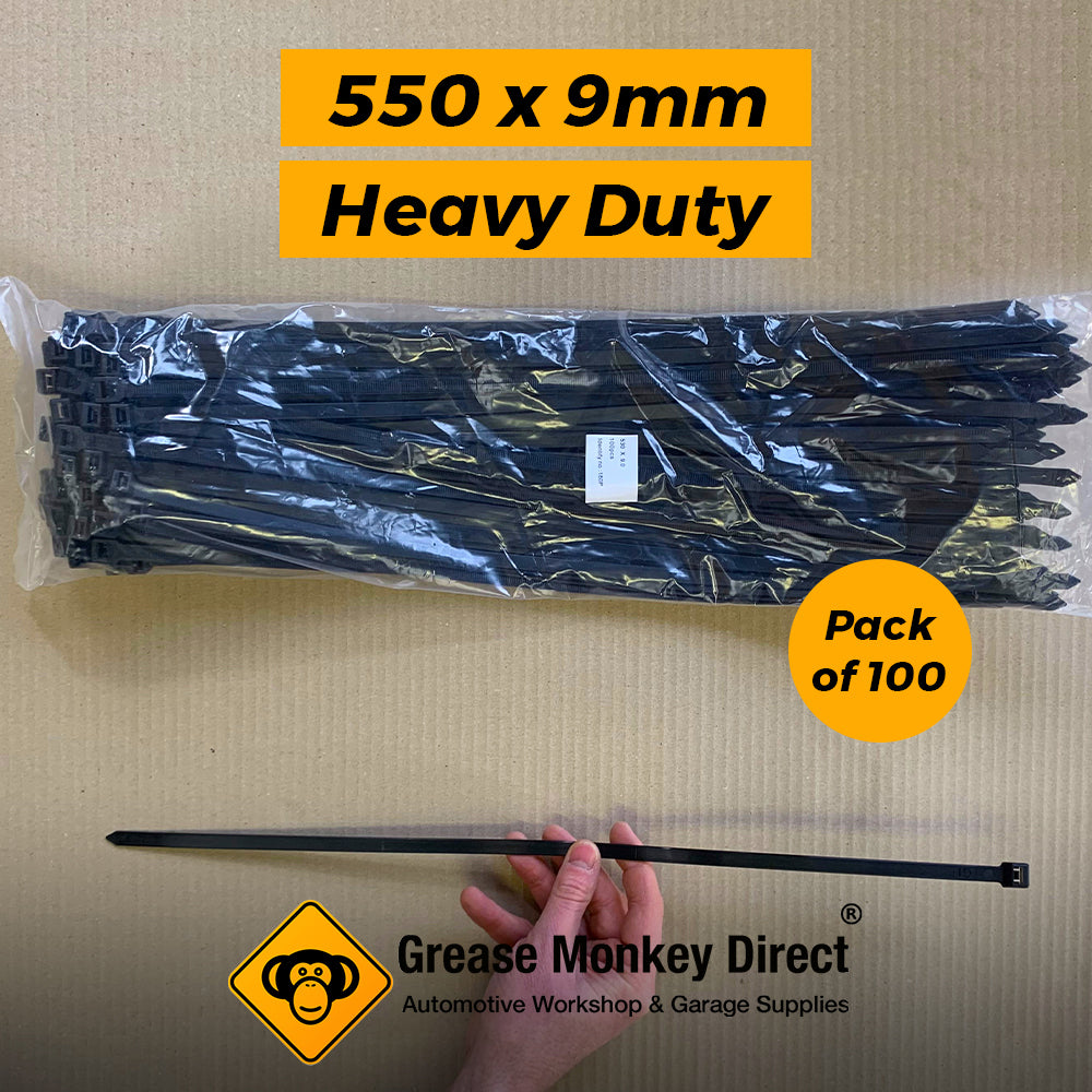 Cable Ties 550mm x 9.0mm | 100 Pack -