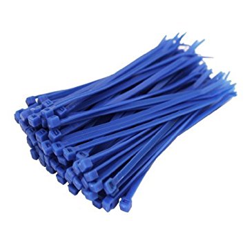 Blue Cable Ties | 200 x 4.8mm | Qty: 100 - 