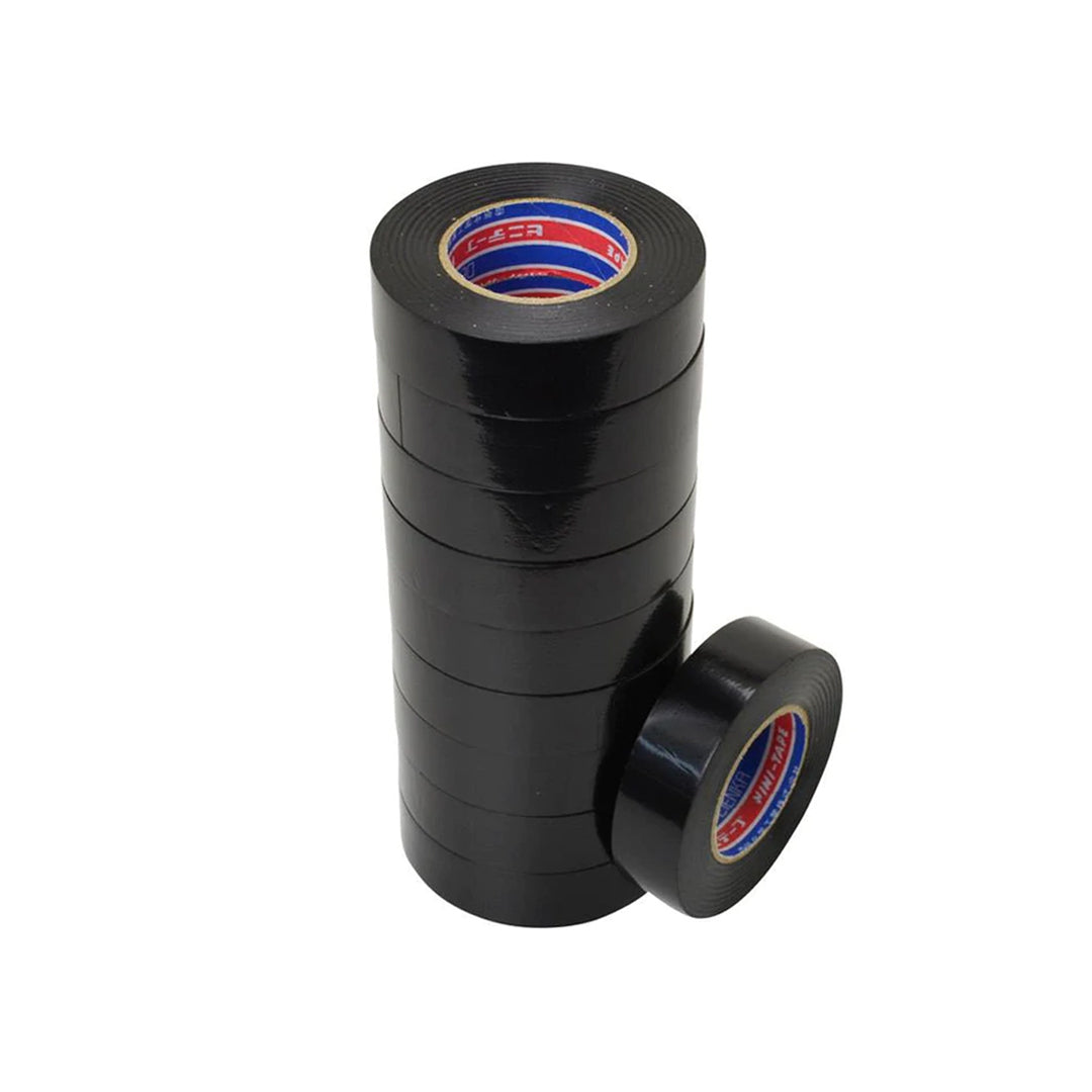 20 Rolls Waterproof Tape Electrical Tape Insulation Tape 1kv 19mm × 5 M  Black Roll