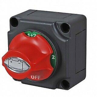 Box Mounted Battery Isolator Switch for 2 batteries -