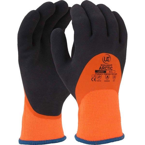 Thermal dual latex coated glove -
