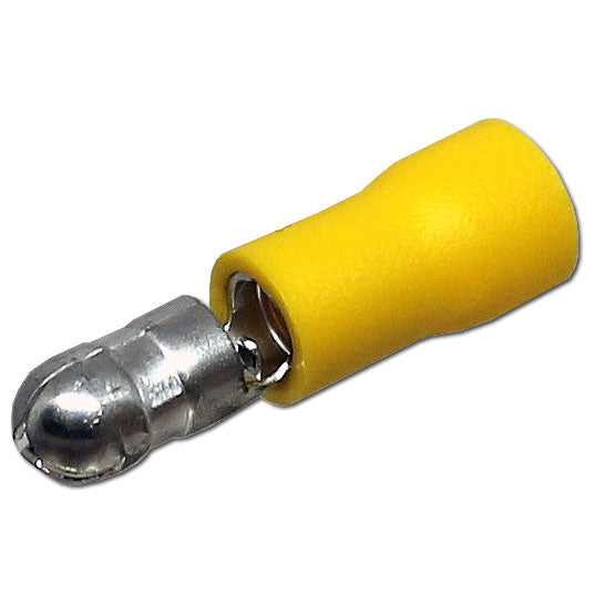 Yellow Male Bullet Heat Shrink | Qty: 25 -