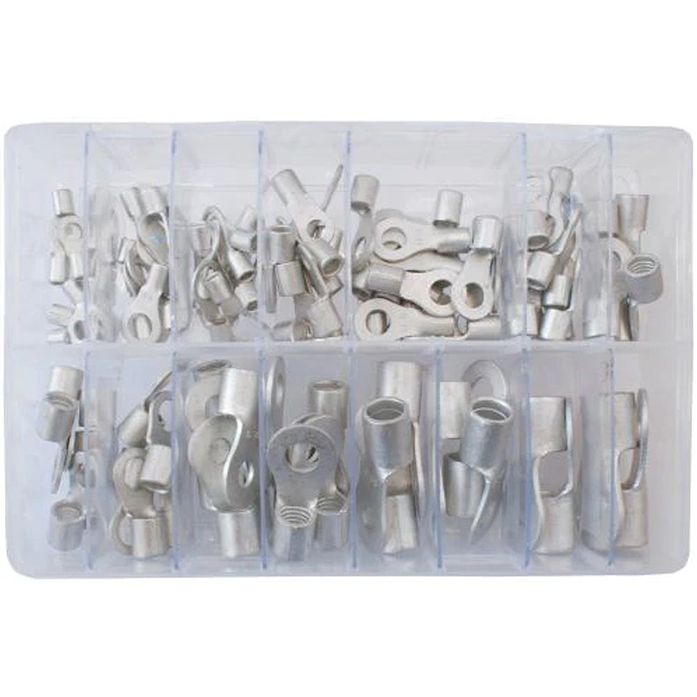 Assorted Open Ended Ring Terminals | 10-70mm² | Qty: 100 - 