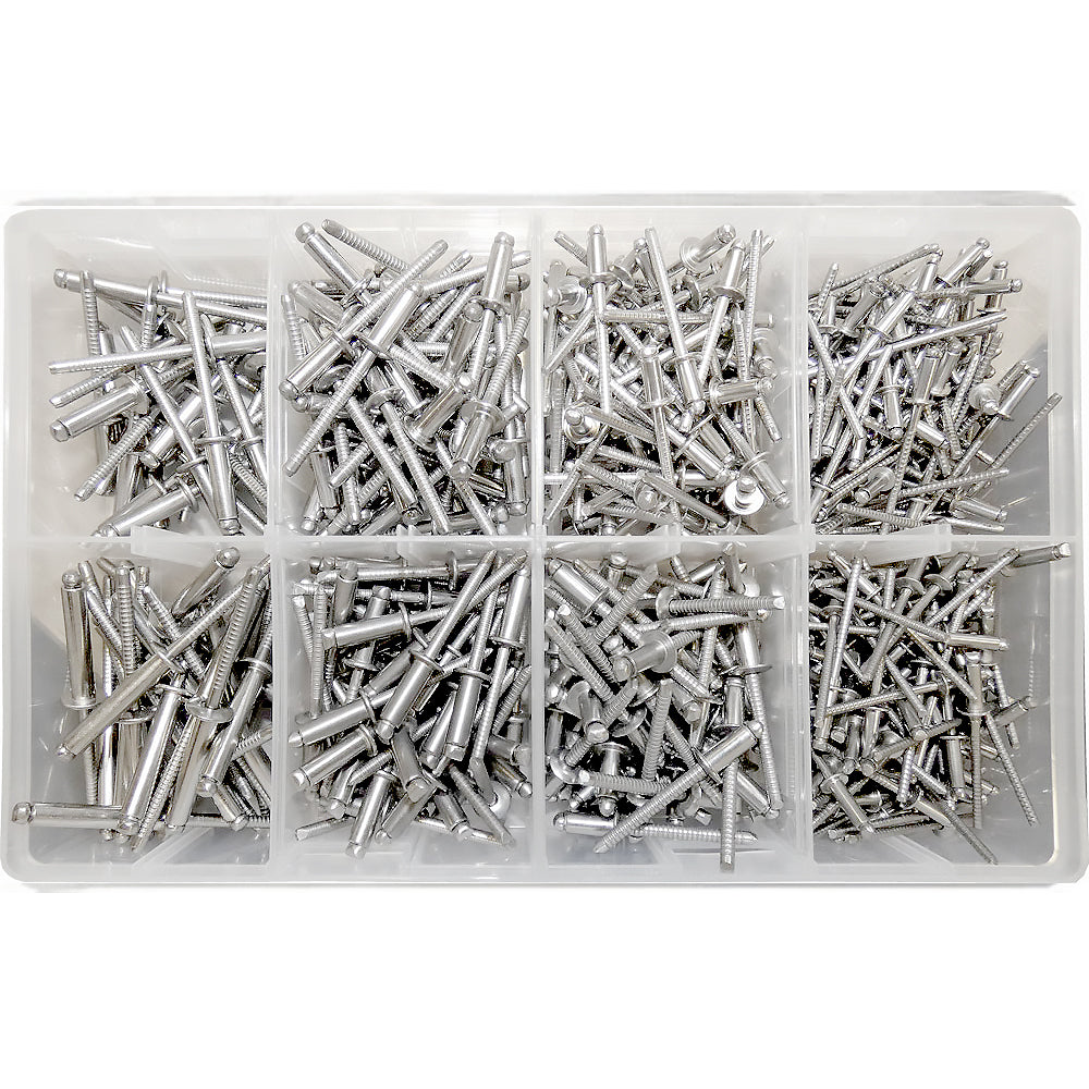 Assorted Stainless Steel Rivets - Qty 500 -