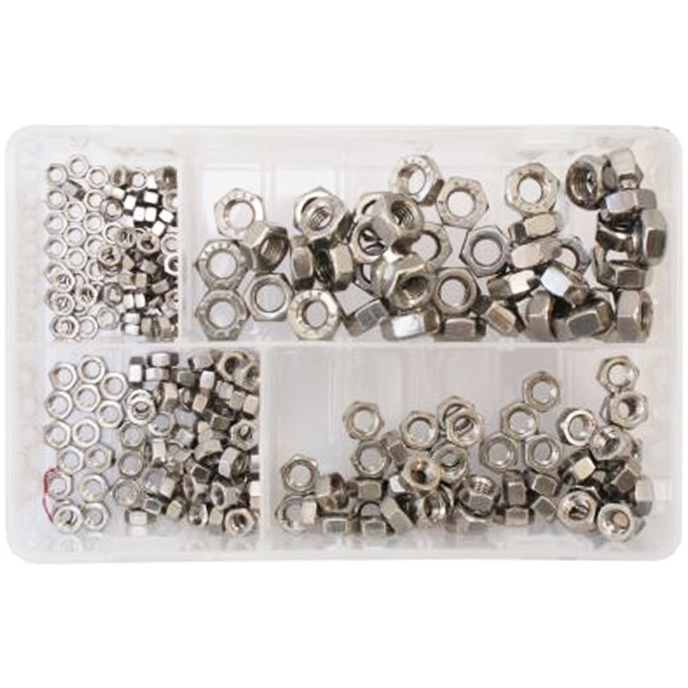 Assorted Stainless Steel Metric Nuts | Qty: 250 -