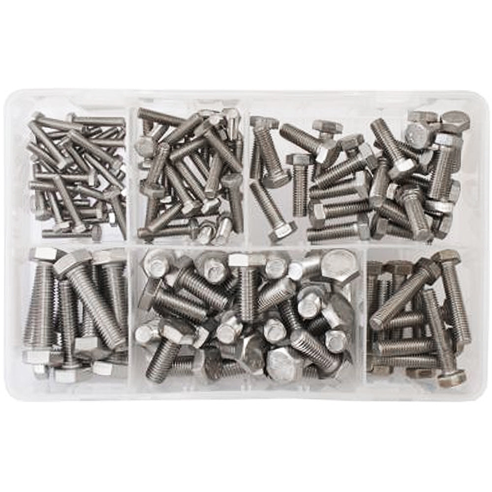 Assorted Stainless Steel Metric Setscrews | Qty: 120 -