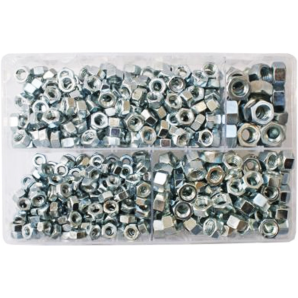 Assorted Steel Nuts UNC | Qty: 525 -