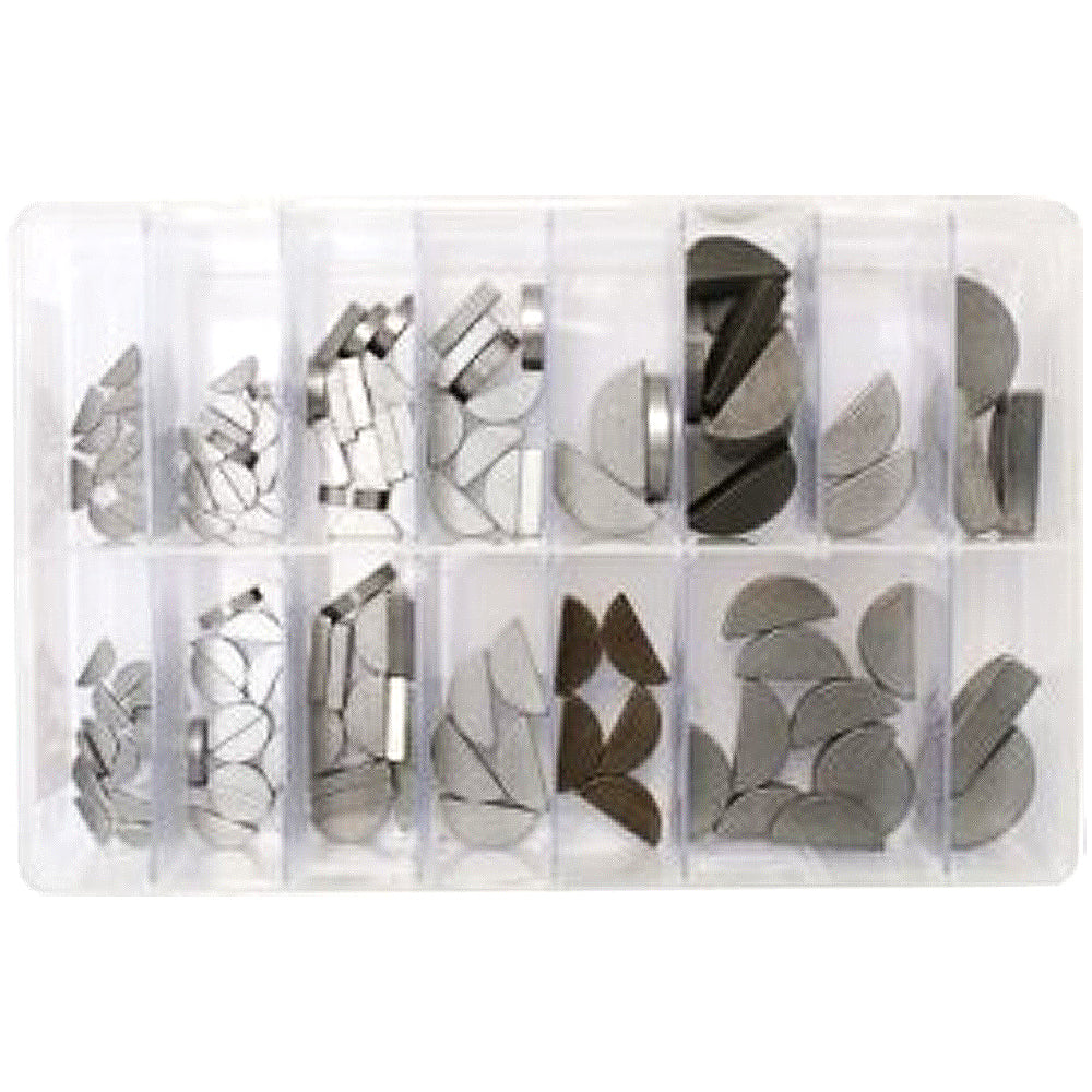 Assorted Woodruff Keys - Imperial | Qty: 140 -