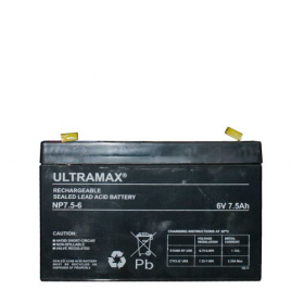 Sealed Lead Acid Battery | 6v 7.5Ah - 