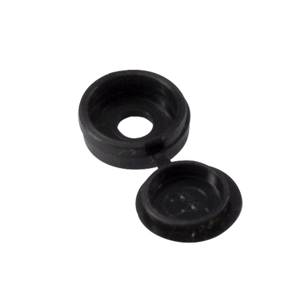 Black Number Plate Screw Hinged Flip Top | Qty: 500 -