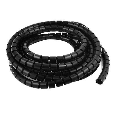 Spiral Wrap - Black 12-70mm x 25m - 