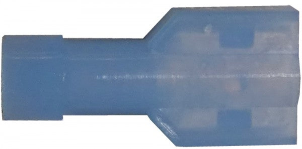 Blue Female Lucar Type Terminals 6.3mm - Qty 100 - 
