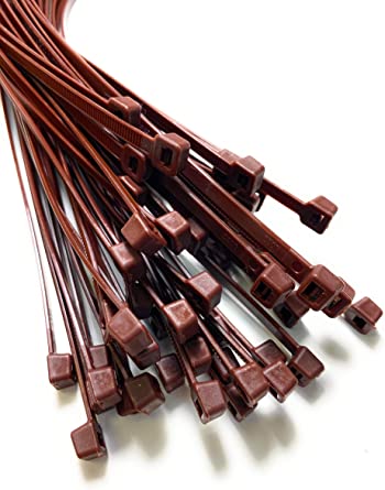 Brown Cable Ties | 370 x 4.8mm | Qty: 100 - 