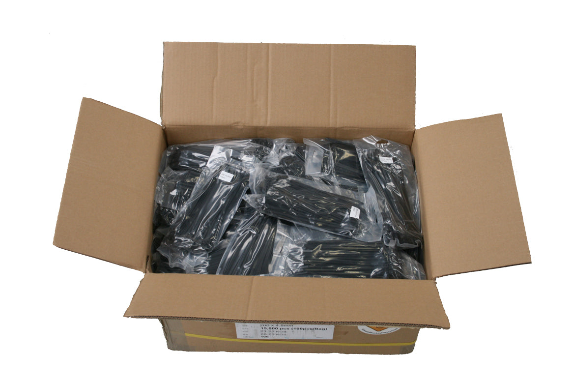 Wholesale Cable Ties 200mm x 4.8mm | Qty: 15,000 -