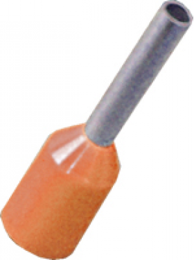 Cord End | 0.5mm² Orange | Qty: 100 - 