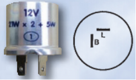 Flasher Unit 12v - 2 Pin Thermal -