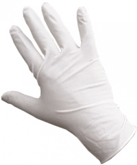 Latex Gloves Powder-Free Medium | Box of 100 -
