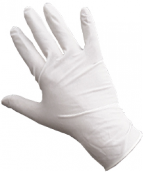 Latex Gloves Powder-Free Medium | Box of 100 - 