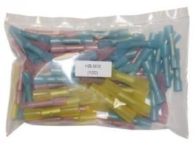 Assorted Heatshrink Butts | Pack of 100 - 