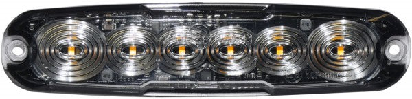 Warning Lamp Low Profile / 9-32v 6 LED -