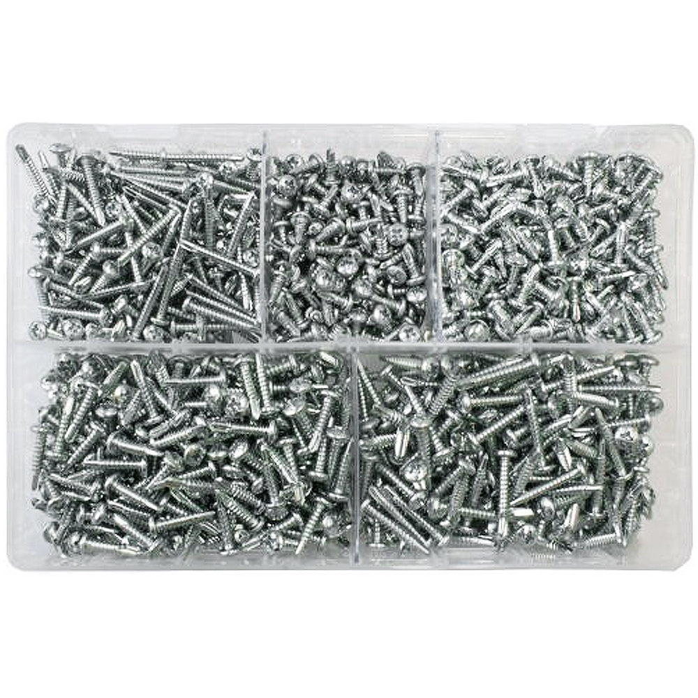 Assorted Pan Head Self Drilling/ Self Tapping Screws | Qty: 1,200 -
