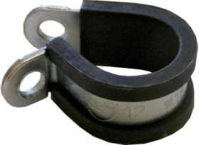 Rubber-Lined P-Clips 25mm (50) -