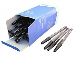 Box of Ball Point Pens - Black | Qty: 50 -