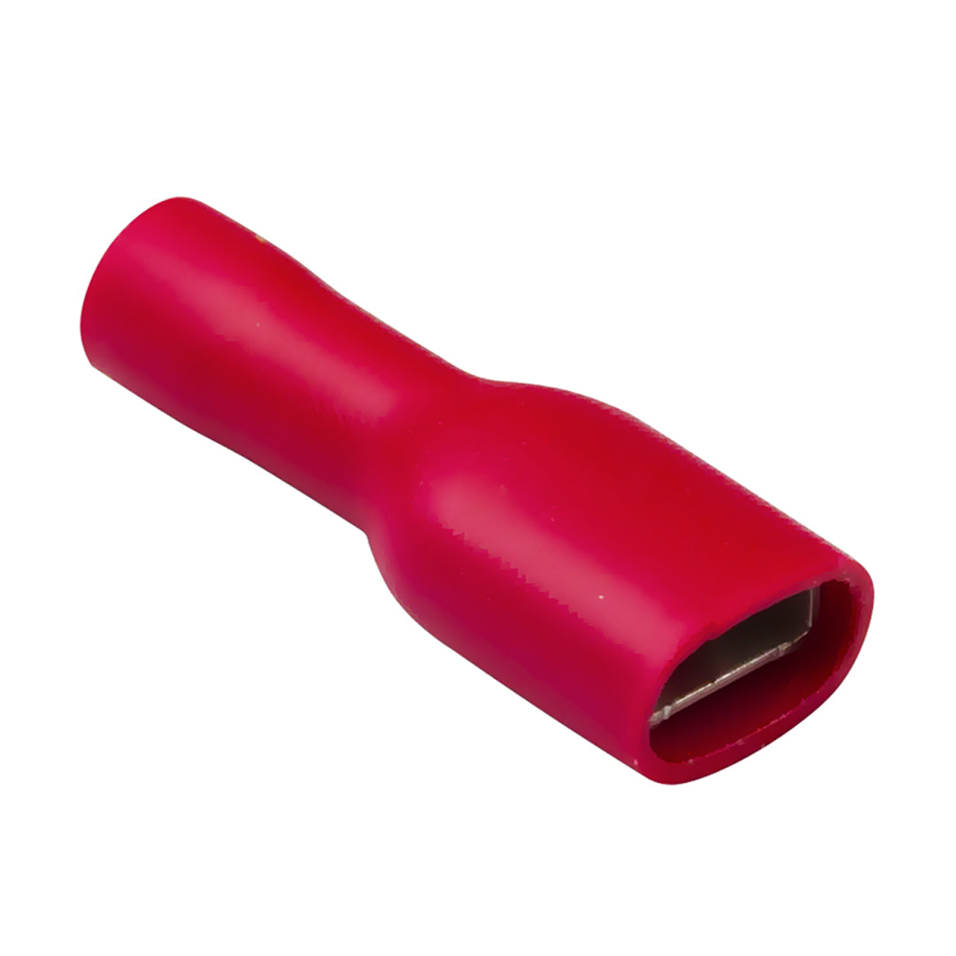 Red Female Spade 6.3mm | Qty 100 - 