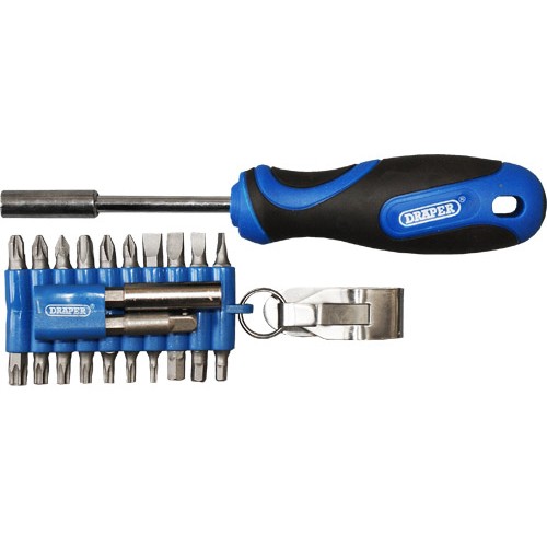 1/4(in) - 23 Piece Screwdriver And Bit Set - 