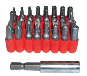 Security Bit Set with Holder, 33 Piece, Suit Screwdriver -