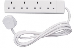 Cable Extension Socket 4 way 13A x 2m -