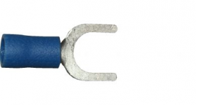 Blue Fork 6.4mm 0BA | Crimp Terminals | Qty: 100 - 