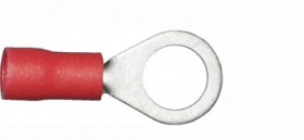 6.4mm Red Ring Terminals | 0BA | Qty: 100 -