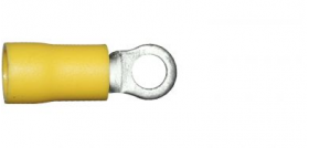 4.3mm Yellow Ring Terminals | 3BA | Qty: 100 - 