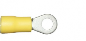 5.3mm Yellow Ring Terminals | 2BA | Qty: 100 -