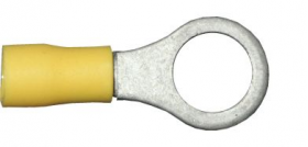 10.5mm Yellow Ring Terminals | 3/8 | Qty: 100 - 