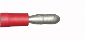 Red 4.0mm Bullet Electrical Connectors | Qty: 100 -