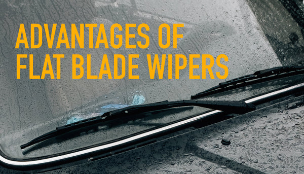 advantages of flat blade wipers