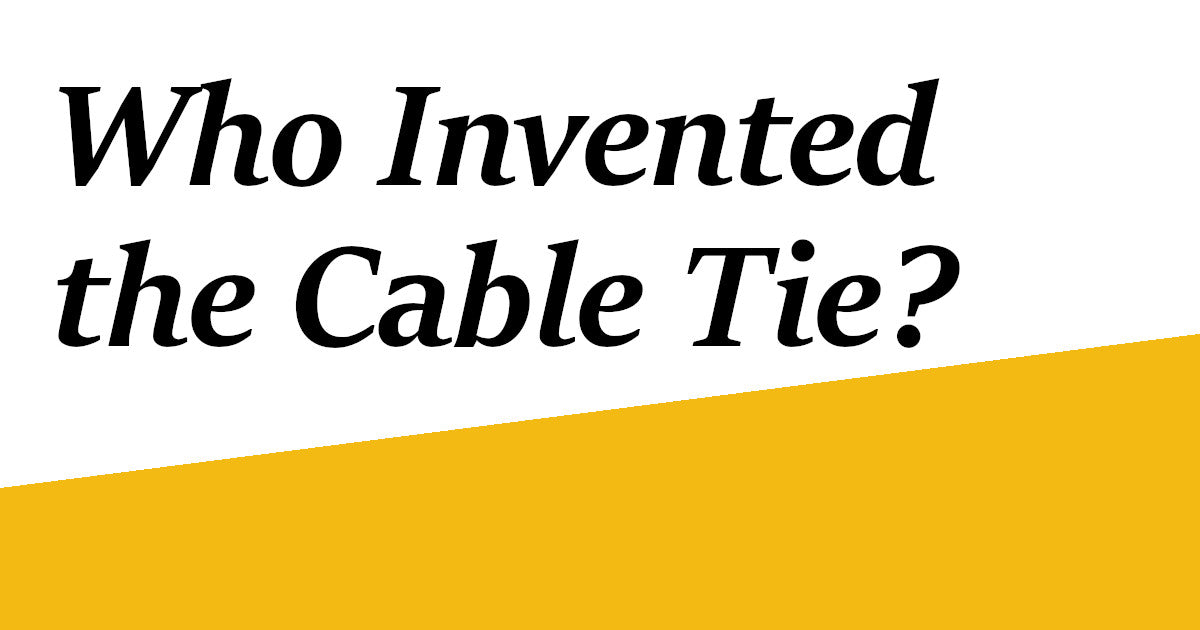 who invented the cable tie