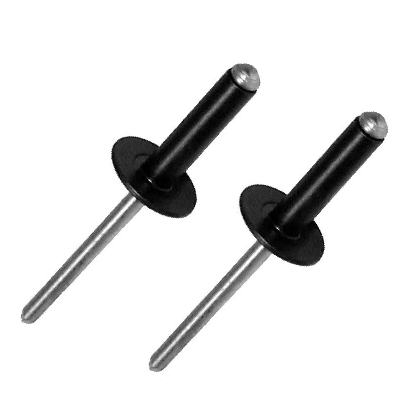 black aluminium pop rivets
