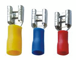 spade electrical connector terminals