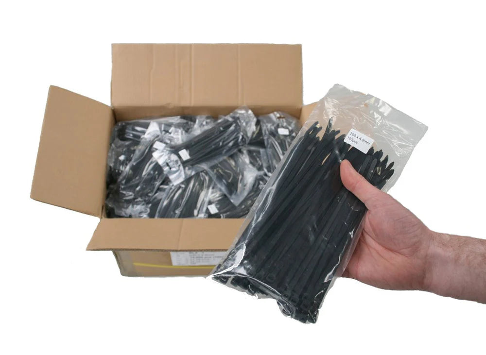 Bulk Cable Ties 100mm x 2.5mm | Qty: 55,000 - 