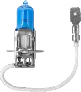 Blue H3 Halogen Headlight Bulb - 12v 55w | No. 453-B | Pack of 10 - 