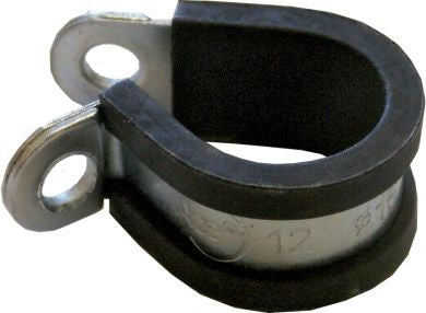 Buy Assorted Stainless Steel, Rubber Lined P-Clips - Qty 40 -  for sale
