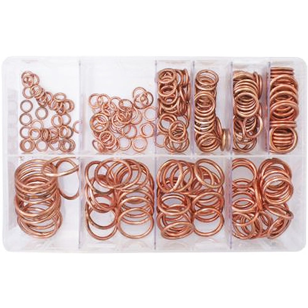 Assorted Copper Compression Washers | Qty: 250 - 