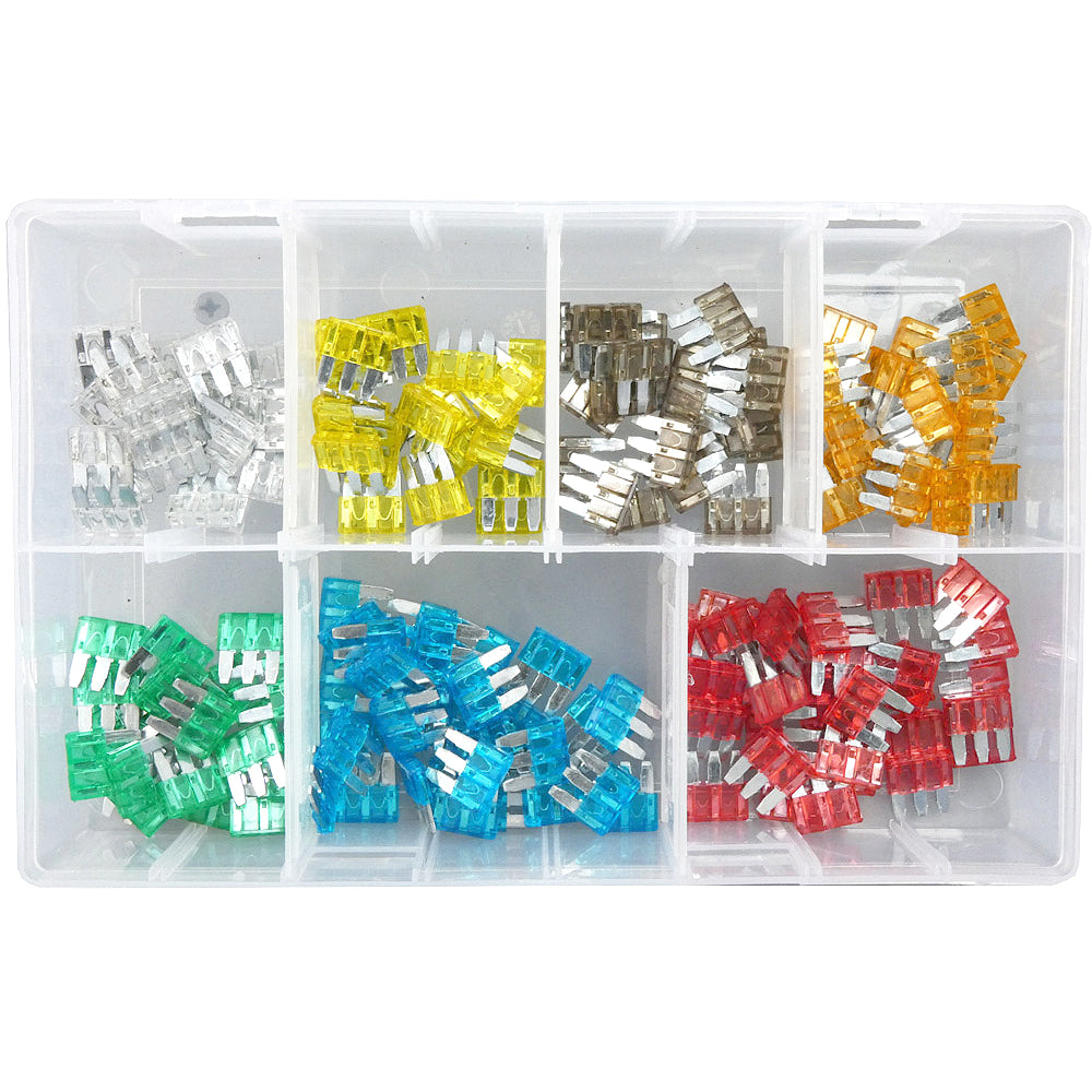 Assorted Micro 3 Blade Fuses - Qty 160 - 