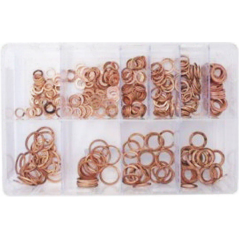 Assorted Box of Fuel Injection Copper Washers - 