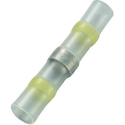 Yellow Heat Shrink Solder Butt Connector | 12-10 Gauge | Qty: 25 - 