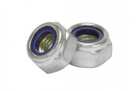 Nylon Locking Nuts 20mm BZP | Qty: 25 - 